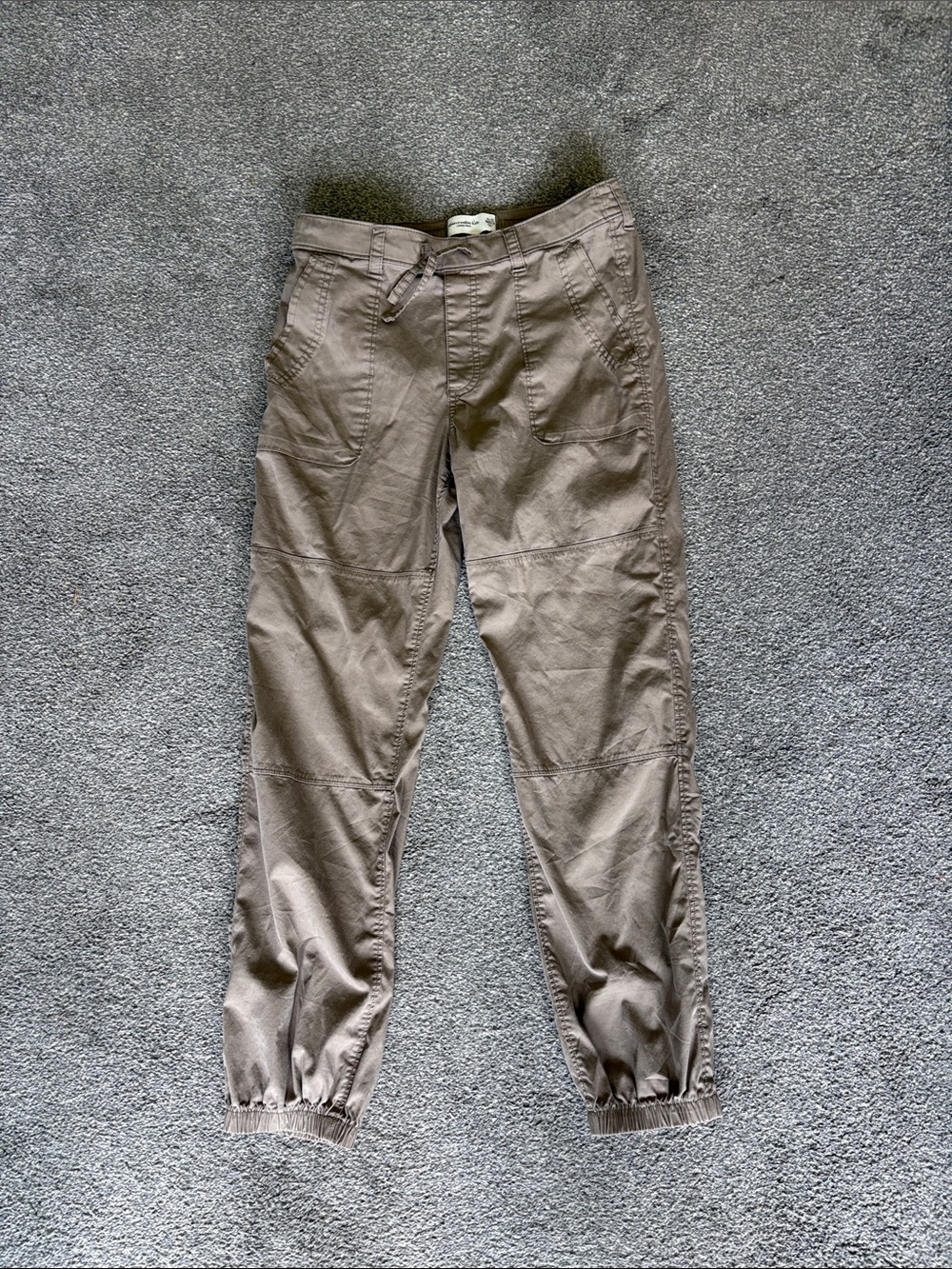 abercrombie kids Brown Cargo Jogger Pants